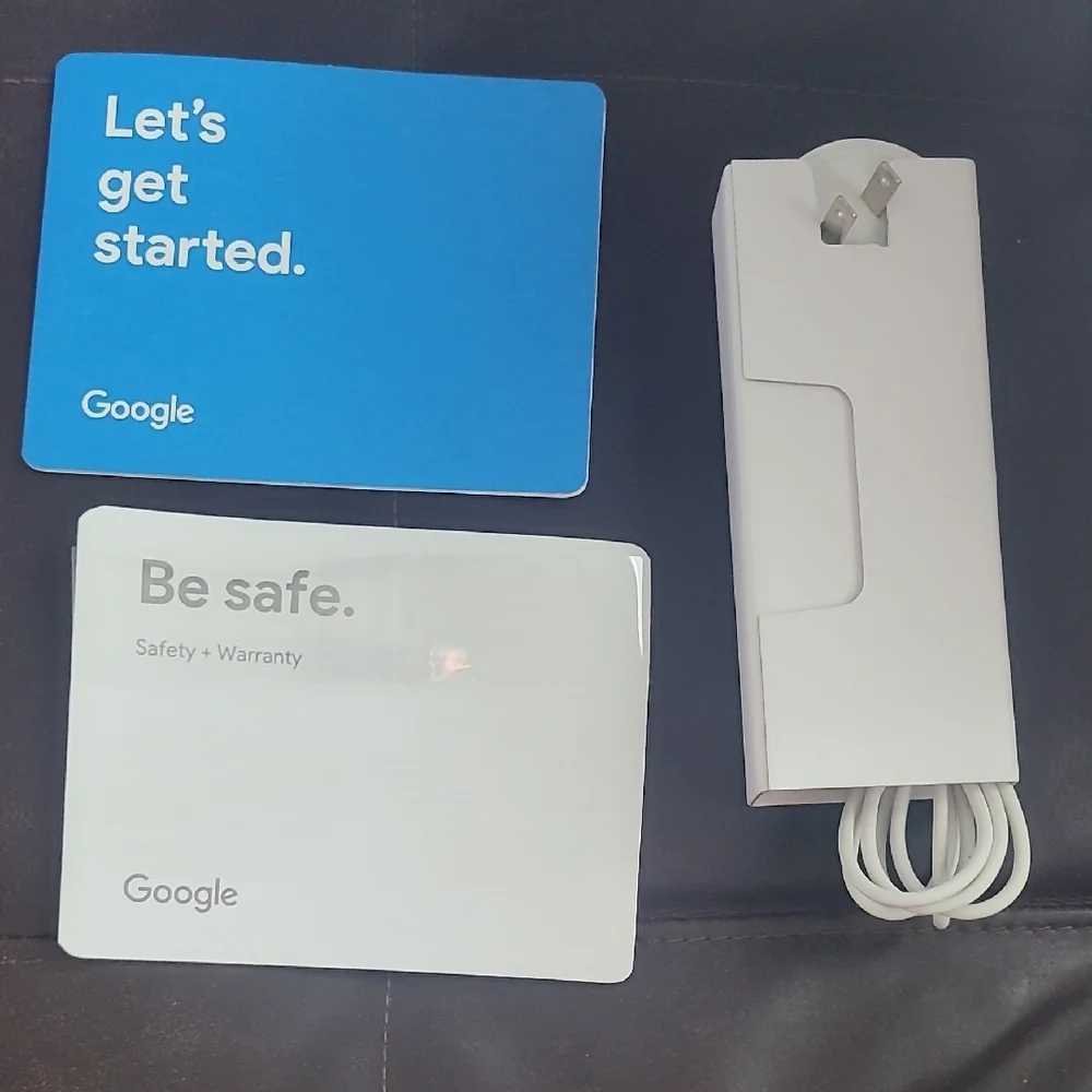 Google White Tablet with Sleek Design